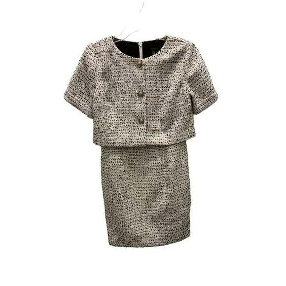 Ann Taylor | Dresses | Elegant Ann Taylor Tweed Dress With Structured Top  And Fitted Skirt | Poshmark